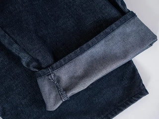 Riena Big Pocket Wide Corduroy Denim Pants