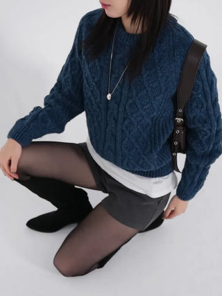 Ena Granny Cable Knit