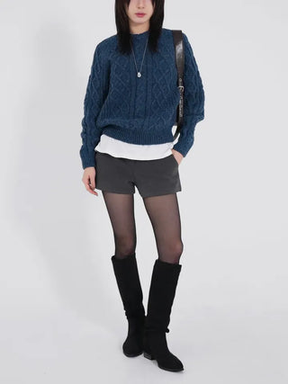 Ena Granny Cable Knit