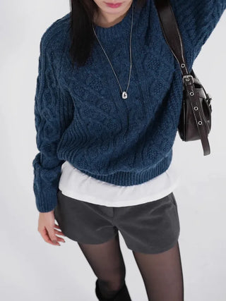 Ena Granny Cable Knit