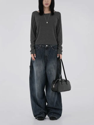 Hailey Carpenter Wide Denim Pants