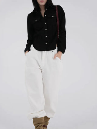 Anla Pocket Corduroy Shirt