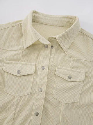 Anla Pocket Corduroy Shirt