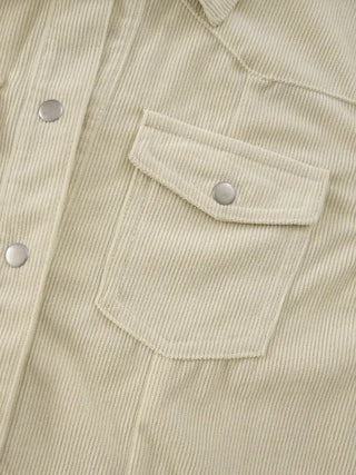 Anla Pocket Corduroy Shirt