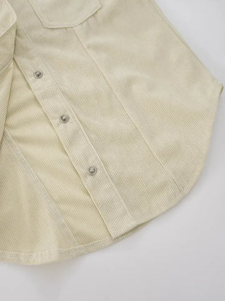 Anla Pocket Corduroy Shirt