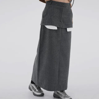 Romance Double Layered Long Skirt