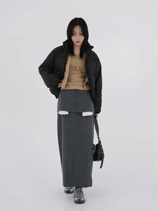 Romance Double Layered Long Skirt