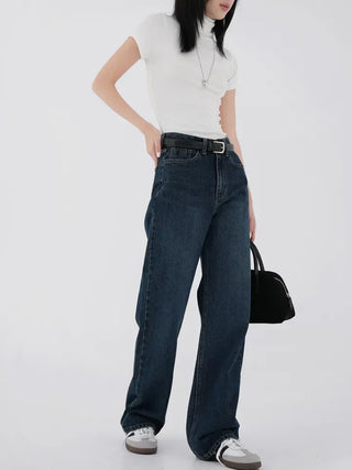 Luba Demure mock turtleneck short sleeve tee