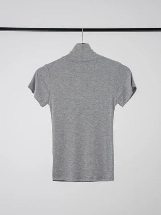 Luba Demure mock turtleneck short sleeve tee