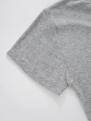 Luba Demure mock turtleneck short sleeve tee