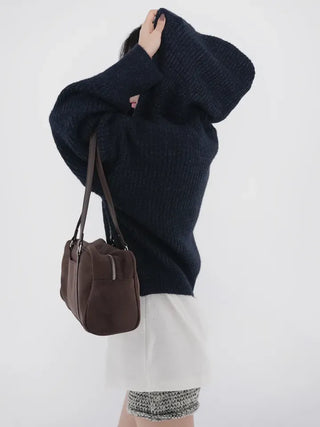 Hera Alpaca Knit Hooded Cardigan