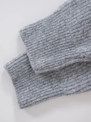 Hera Alpaca Knit Hooded Cardigan