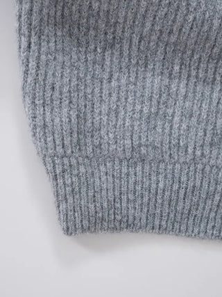 Hera Alpaca Knit Hooded Cardigan