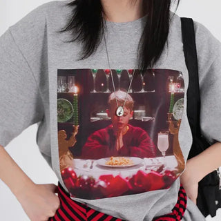 Merry Kevin Fleece-lined T-shirt