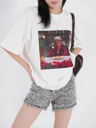 Merry Kevin Fleece-lined T-shirt