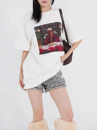 Merry Kevin Fleece-lined T-shirt