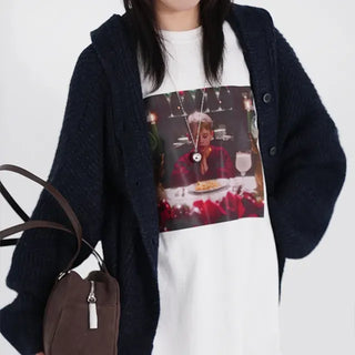 Merry Kevin Fleece-lined T-shirt