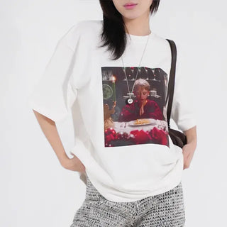 Merry Kevin Fleece-lined T-shirt
