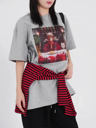 Merry Kevin Fleece-lined T-shirt