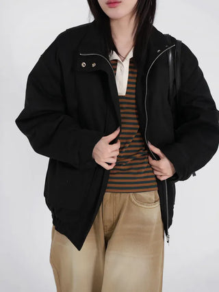 Kaz Suede High-Neck Jumper
