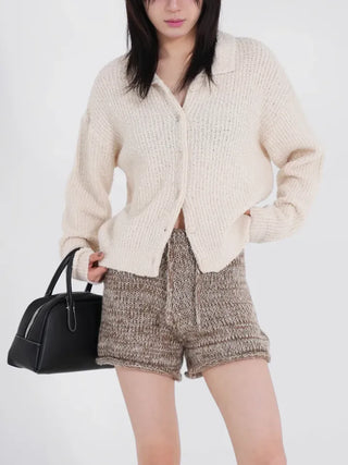 Kenny Collar Boucle Cardigan