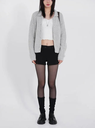 Kenny Collar Boucle Cardigan