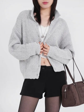 Kenny Collar Boucle Cardigan