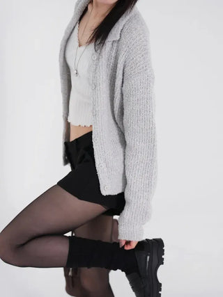 Kenny Collar Boucle Cardigan