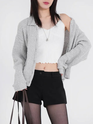 Kenny Collar Boucle Cardigan