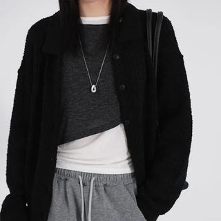 Kenny Collar Boucle Cardigan