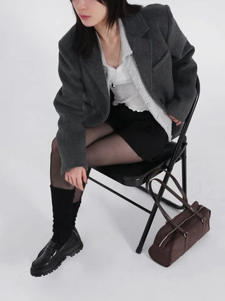 Kenny Collar Boucle Cardigan