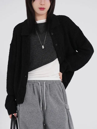 Kenny Collar Boucle Cardigan