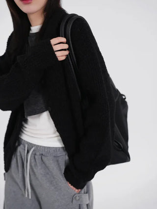 Kenny Collar Boucle Cardigan