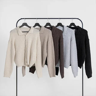 Kenny Collar Boucle Cardigan