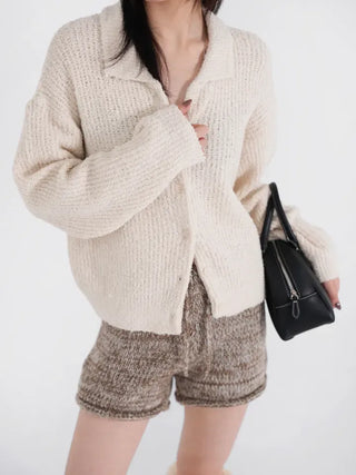 Kenny Collar Boucle Cardigan