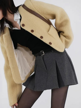 Cory Classic Pintuck Skirt Pants