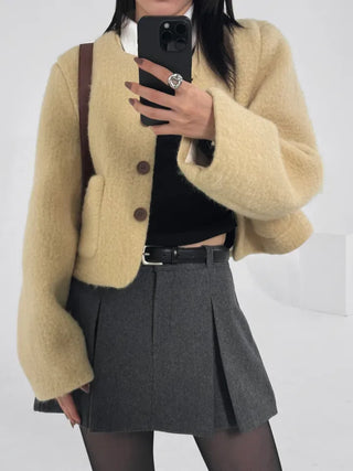 Cory Classic Pintuck Skirt Pants
