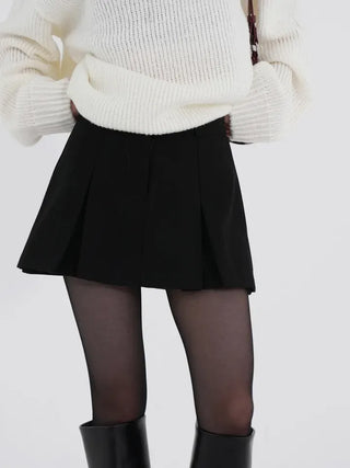 Cory Classic Pintuck Skirt Pants