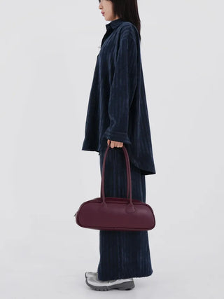 Mer Velvet Striped Long Skirt