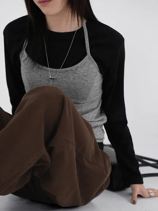 Ella Angora Halterneck Top