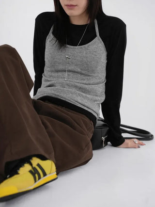 Ella Angora Halterneck Top