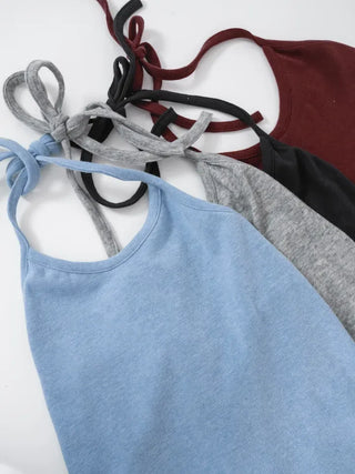 Ella Angora Halterneck Top
