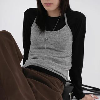Ella Angora Halterneck Top