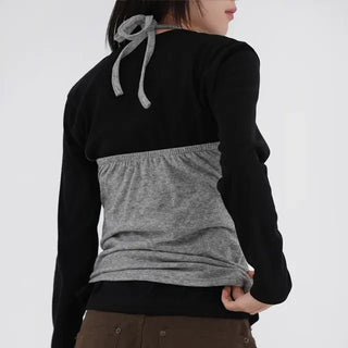 Ella Angora Halterneck Top