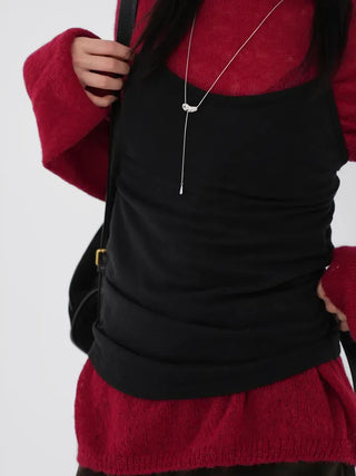 Ella Angora Halterneck Top