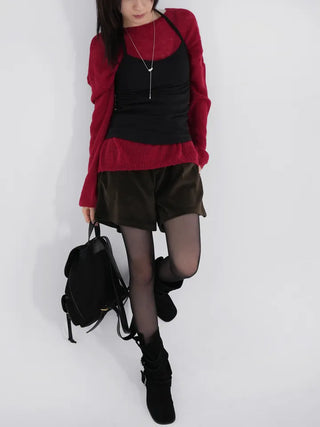 Ella Angora Halterneck Top