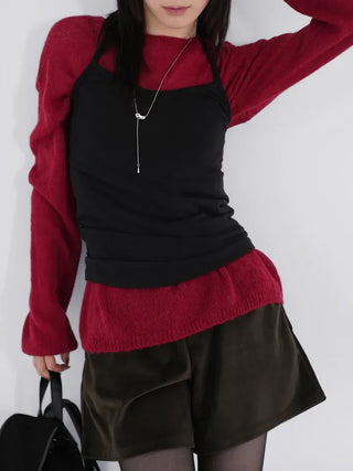 Ella Angora Halterneck Top