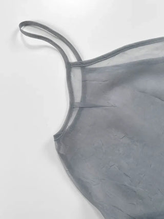 Slet see-through bustier dress