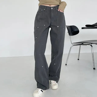 Kia Cotton Rivet Work Pants