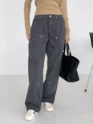 Kia Cotton Rivet Work Pants
